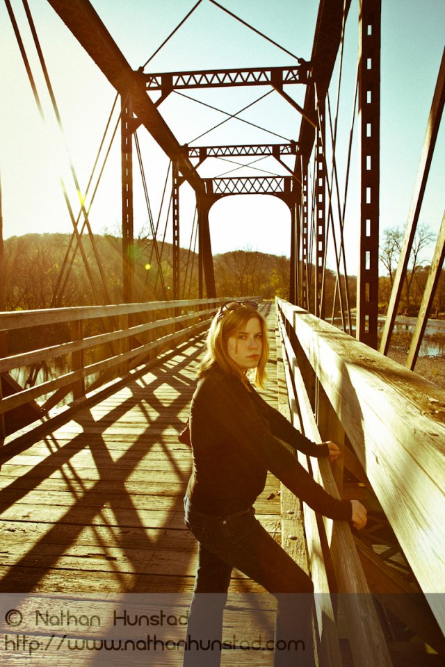 Julia Miller in the sun